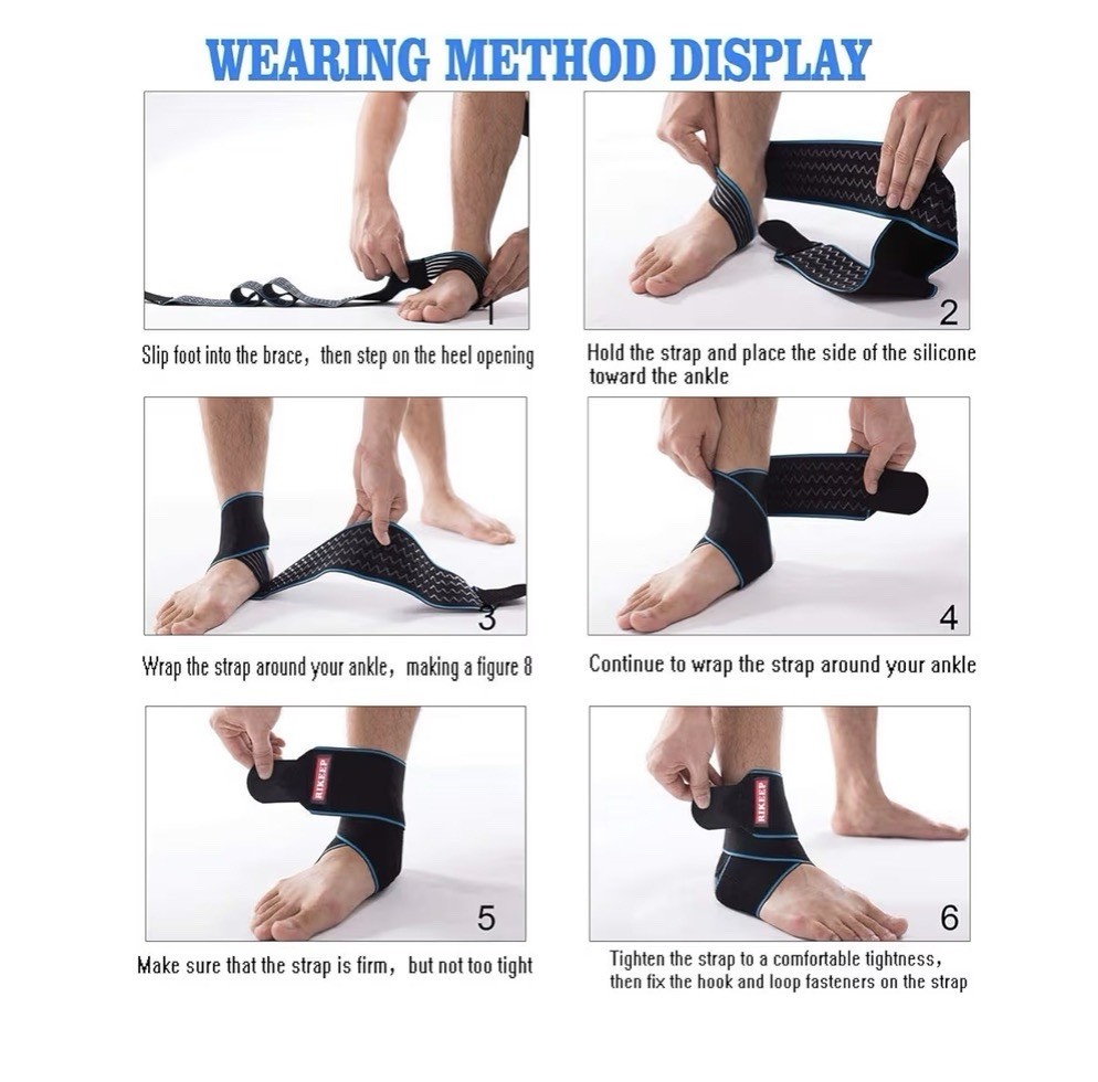 Ankle Brace for Sprained Ankle Ankle Support for Women & Men Adjustable Ankle