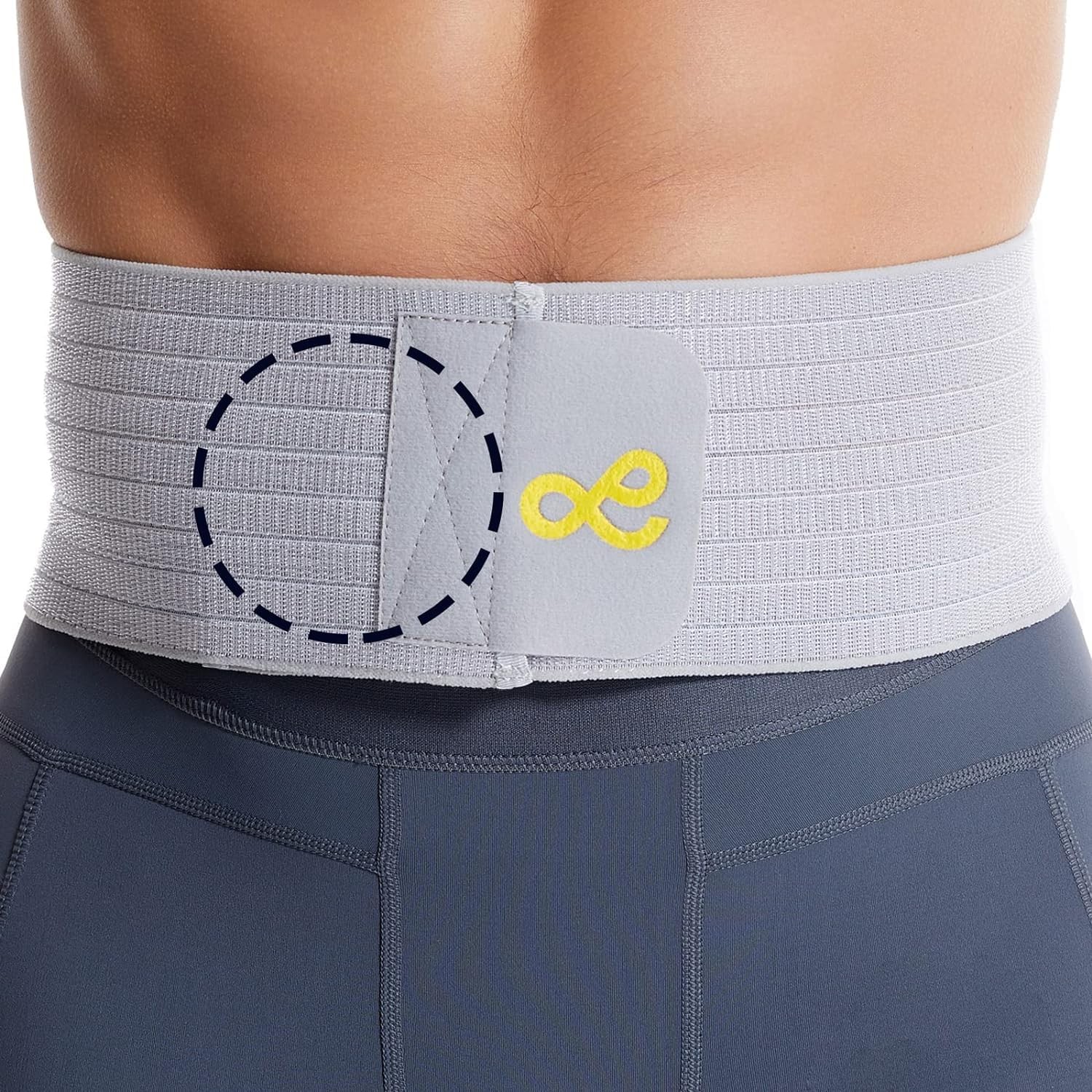 Umbilical Hernia Belt for Men & Women, Abdominal Binder Adjustable Truss Supp…