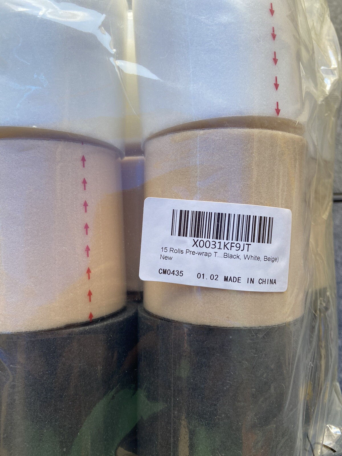 (15 Pieces) 2-1/2”Athletic Pre Wrap Tape Foam Underwrap Tape Sports Pre-wrap NEW