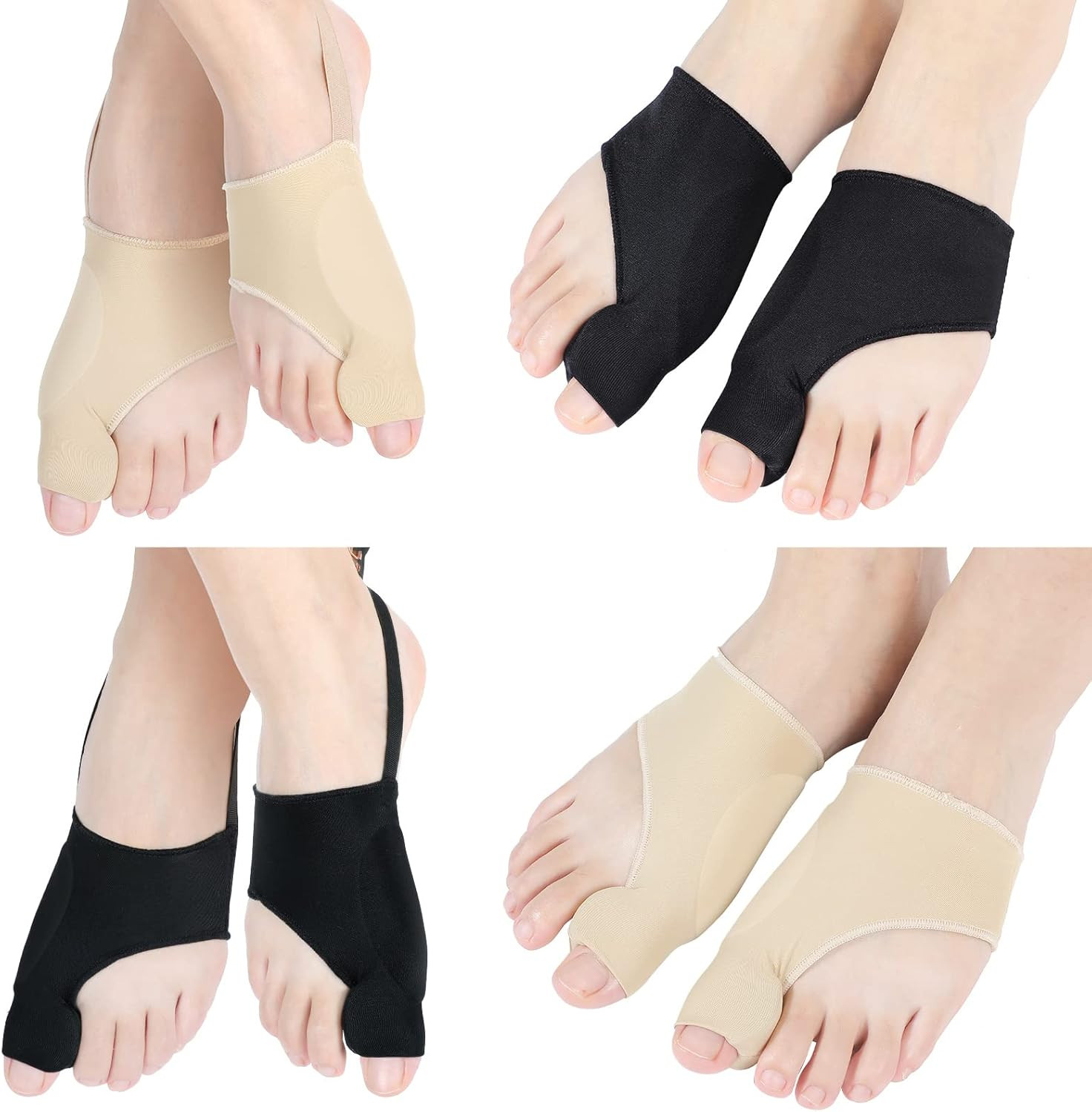 4 Pairs Bunion Corrector for Women Men Orthopedic Bunion Corrector Pain Relief S