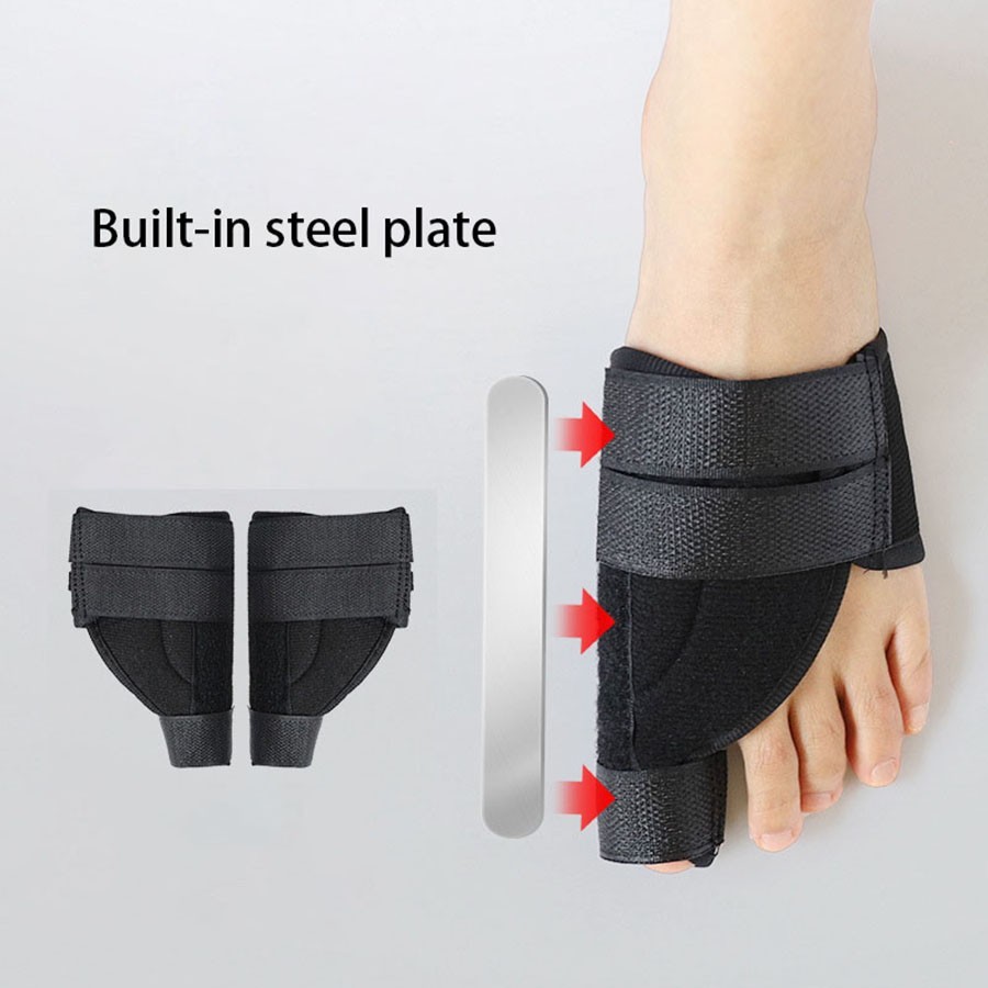 Big Toe Corrector, Built-In Metal Plate, Non-Surgical Hallux Valgus Pad