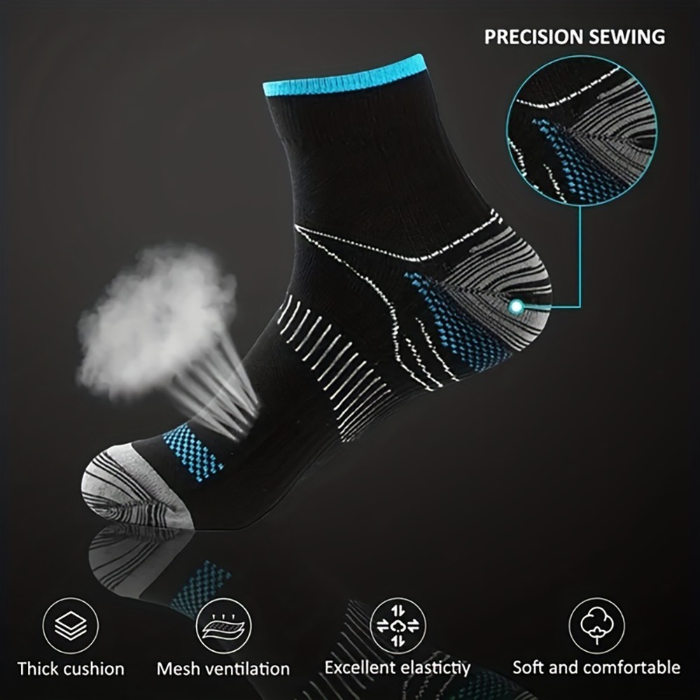 Compression Socks Ankle Support Sleeves Brace Foot Pain Relief Plantar Fasciitis