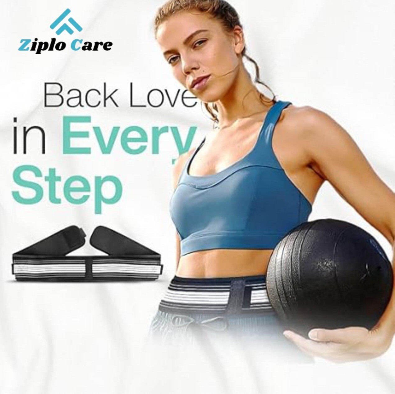 Ziplo Care Sacroiliac Support SI Loc Hip Belt for Men and Women Posture Support