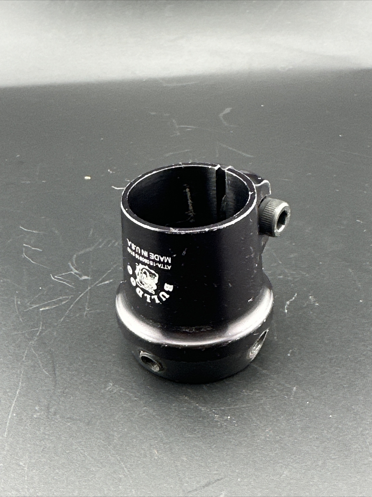 Bulldog prosthetic leg part component tube clamp