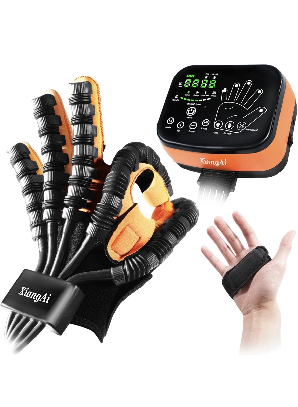 Hand Function Rehabilitation Robot Gloves for Finger Hemiplegia Recovery Trainer