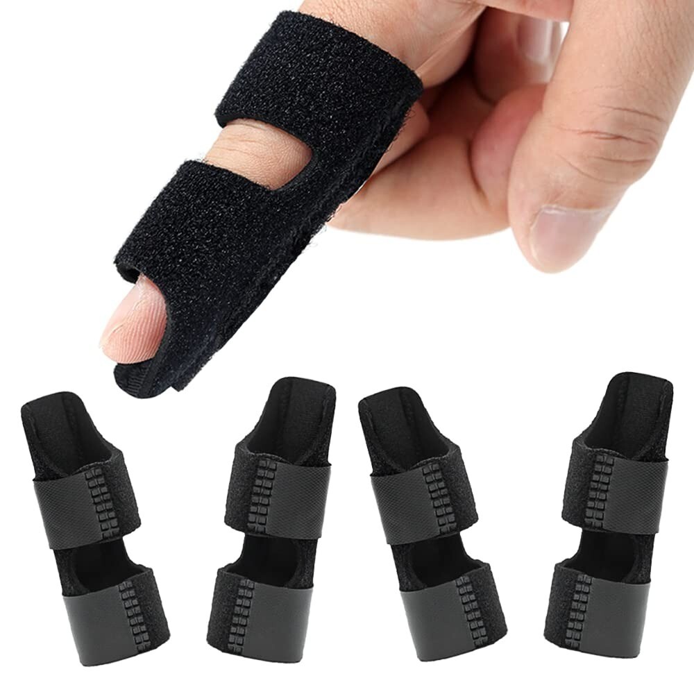 FOSVBEY 5-15pcs Trigger Finger Splints/Brace Knuckle Immobilization Pain Relief