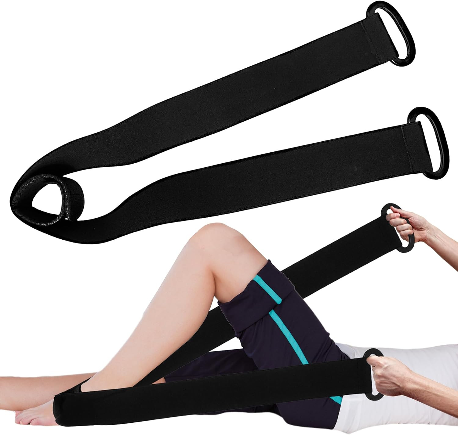 Knee Replacement Recovery Kit Leg Lifter Strap Elastic Exercise Bands Hip Leg