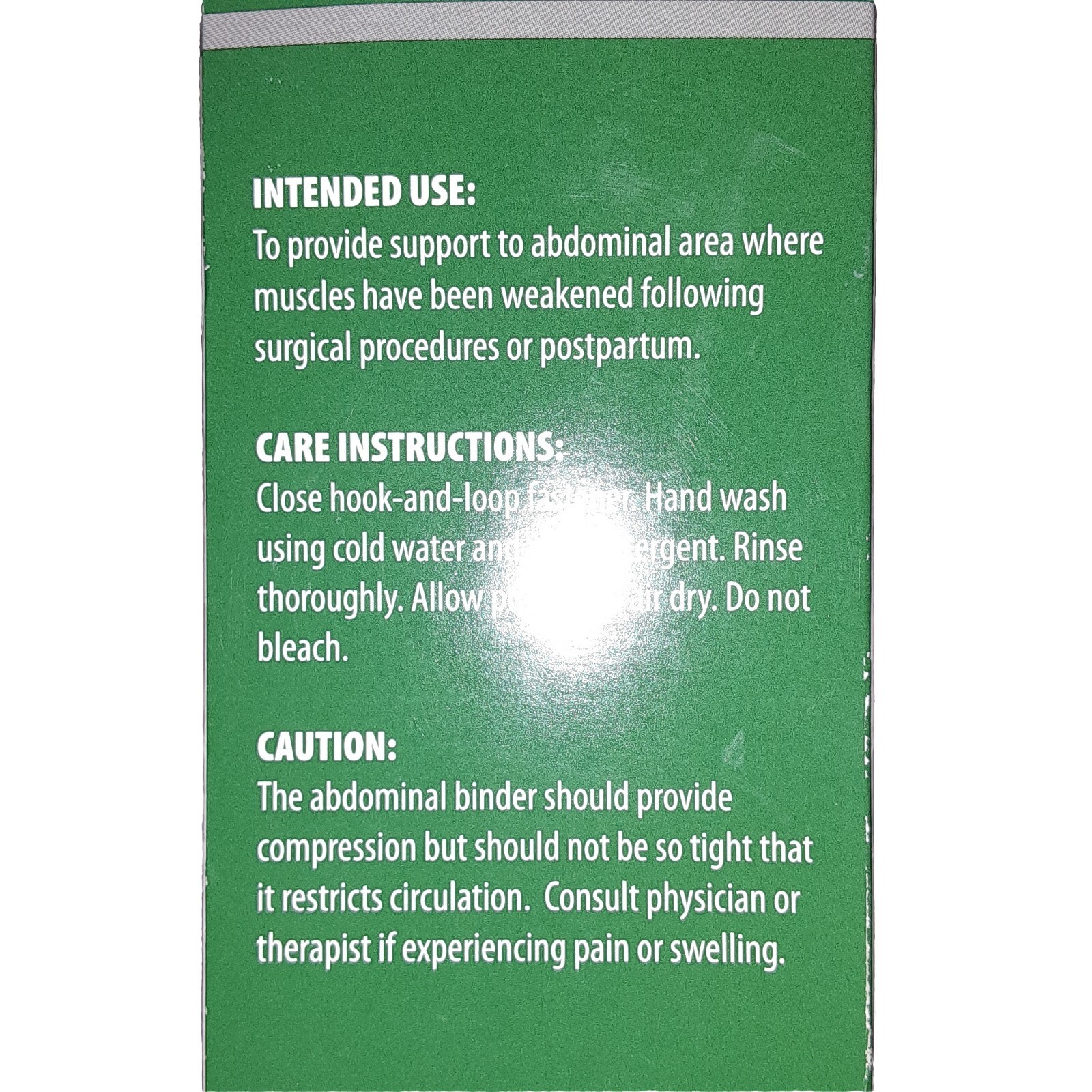 Curad Abdominal Binder Support Large/Extra Large Postpartum Post Surgical New