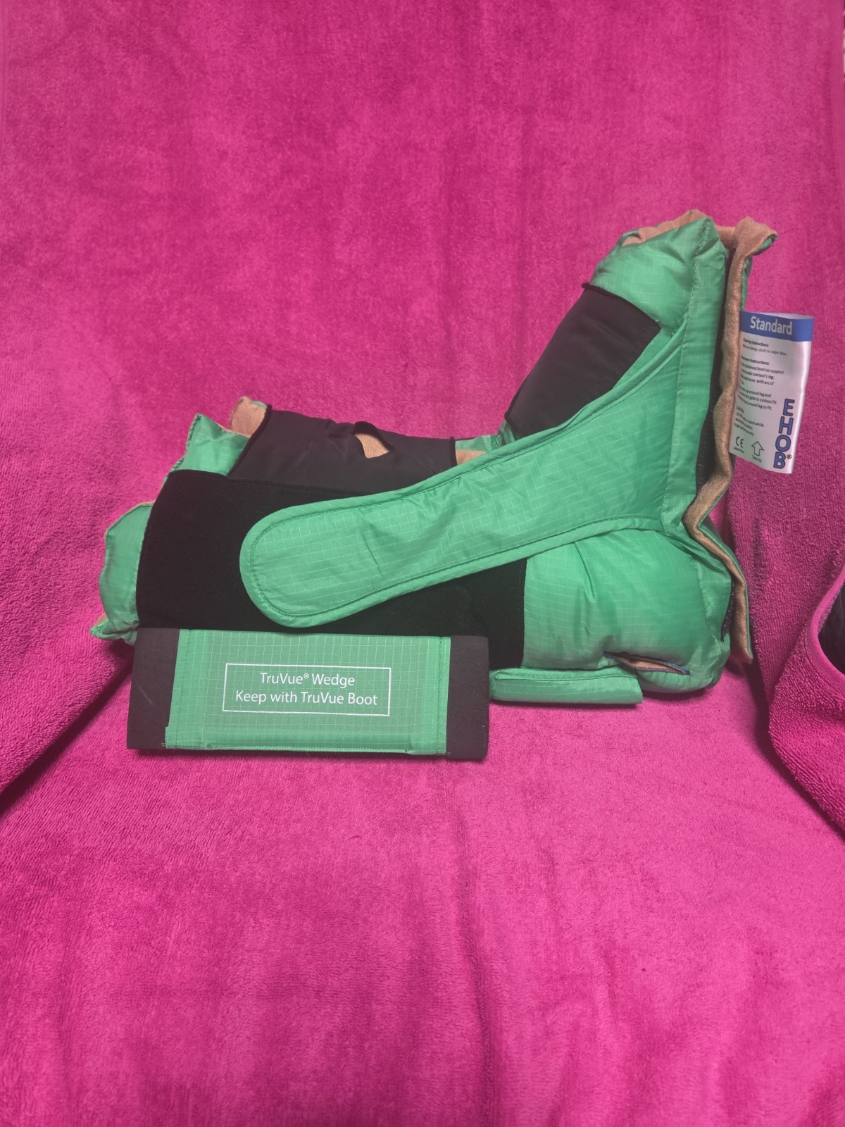 TruVue Standard Heel Protector w/ Wedge Anti Foot Drop Boot Open Box New