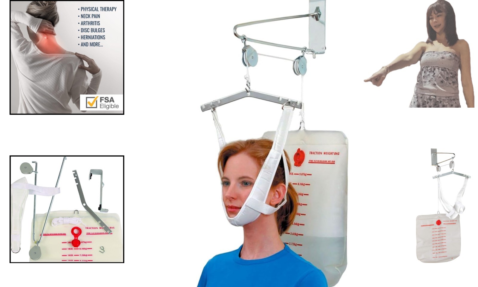 Portable Cervical Traction Device – Easy Setup for Neck and Back Therapy at Home