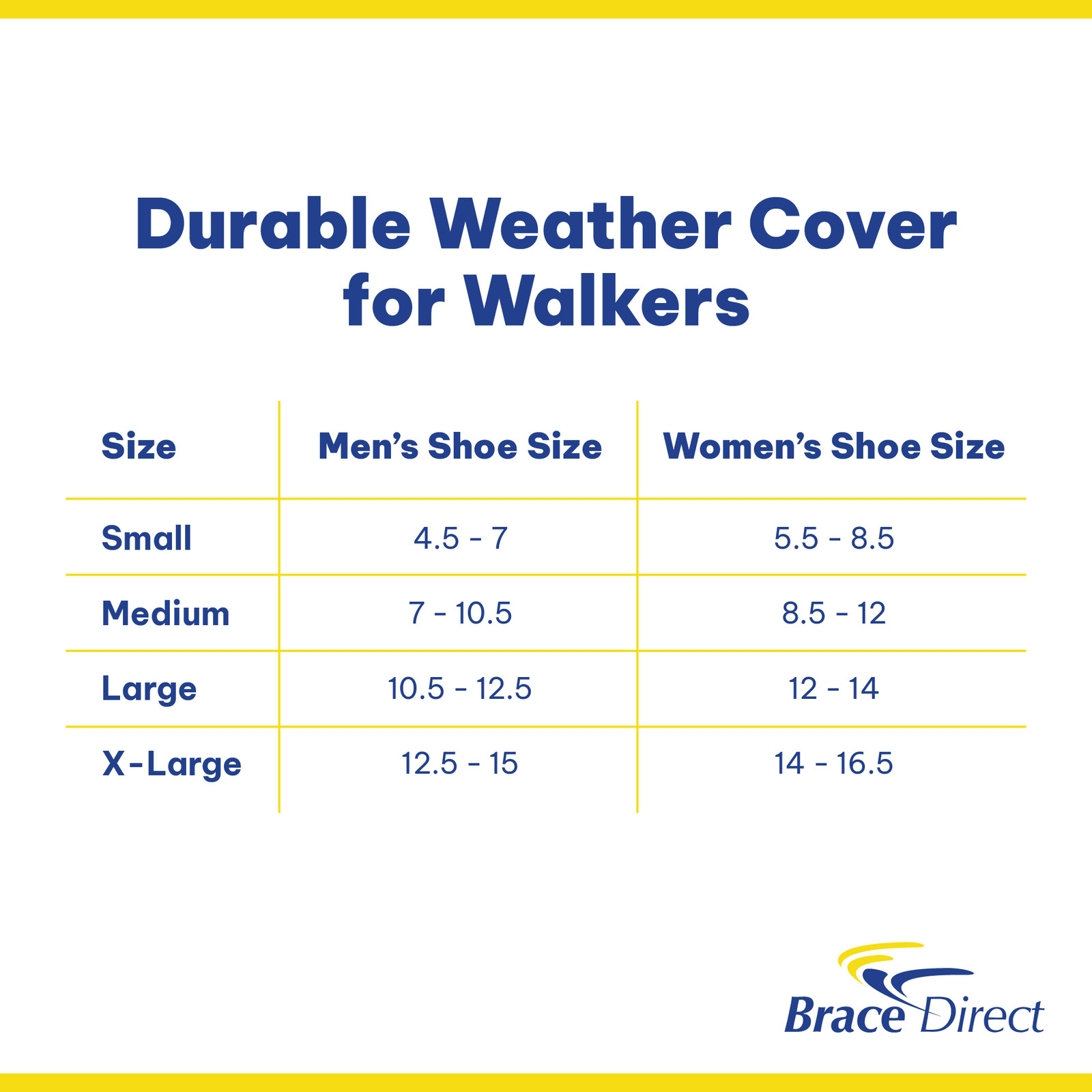 Ossur Durable Weather Cover for Walkers Snow and Rain Protection for Walker Boot