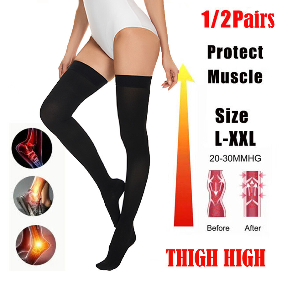Thigh High Stockings – Hot Tube Stockings Sports Compression Socks For Women Men