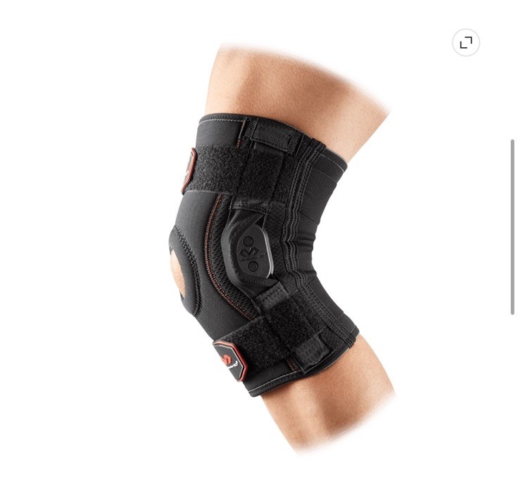 NEW McDavid MD429 Maximum Support Polycentric Hinges KneeBrace, Black, Adult L