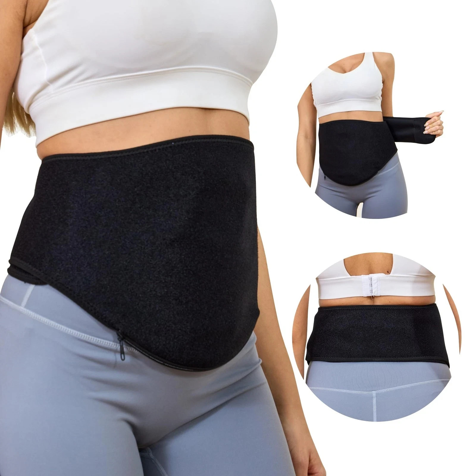 Ostomy Belt Adjustable 15”-48” Stealth Ostomy Bag Cover for Men Women | Swim…