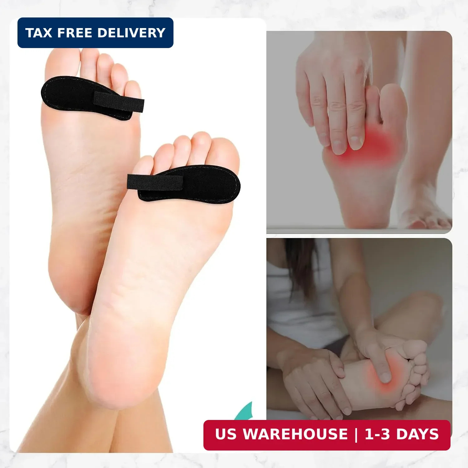 8 Pcs Hammer Toe Crest Cushion Soft Straightener Buttress Pads Splint Re