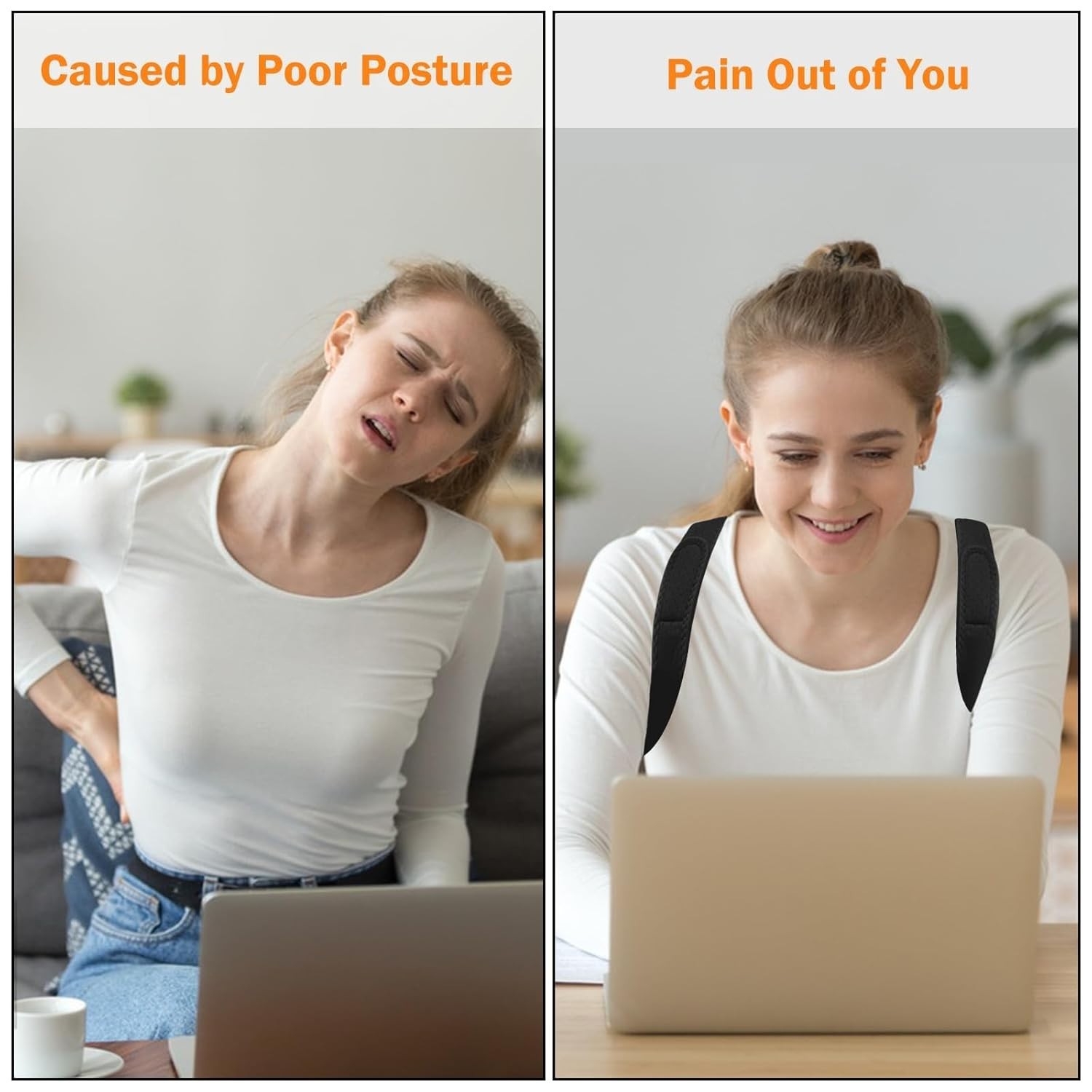 Adjustable Posture Corrector Brace for Women Men Back Shoulder Support Strap Aid