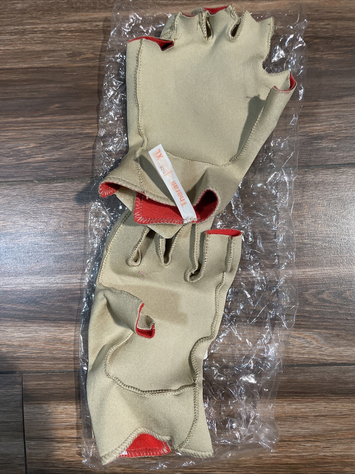 FLA Therall Premium Arthritis Gloves for Men & Women X-Large Beige New OPEN Box
