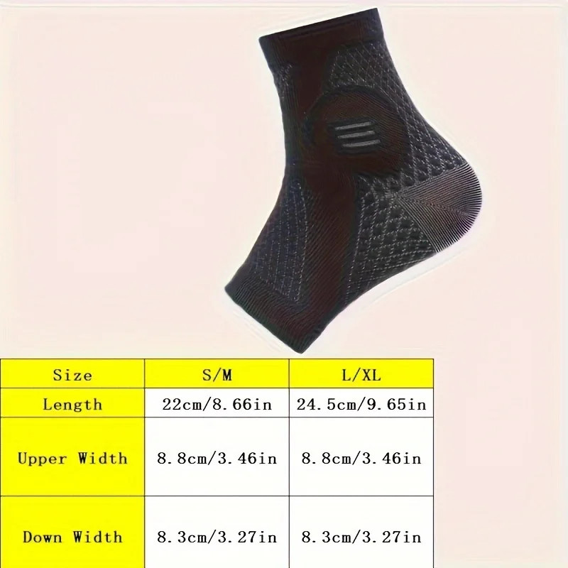 1Pc Knitted Breathable Ankle Support Brace, Best Ankle Compression Support Brace