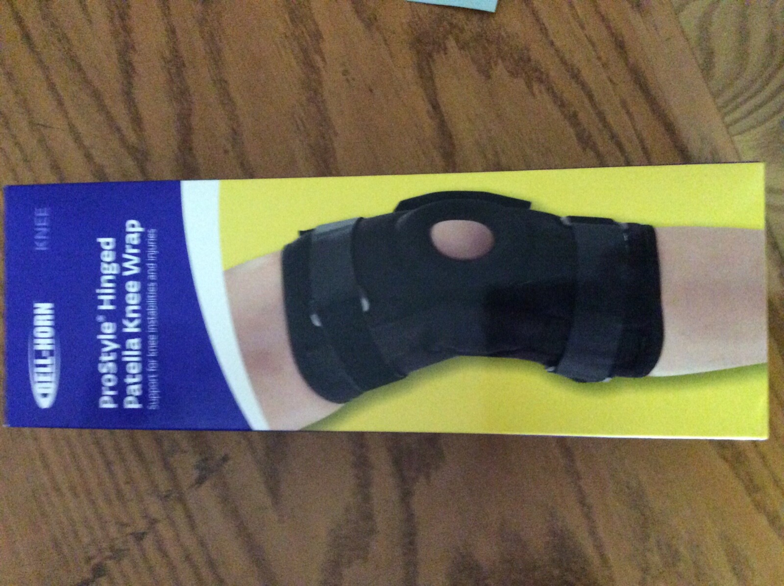DJO 237S-M Bell-Horn ProStyle Hinged Patella Knee Wrap 12”-15” NIP small/medium