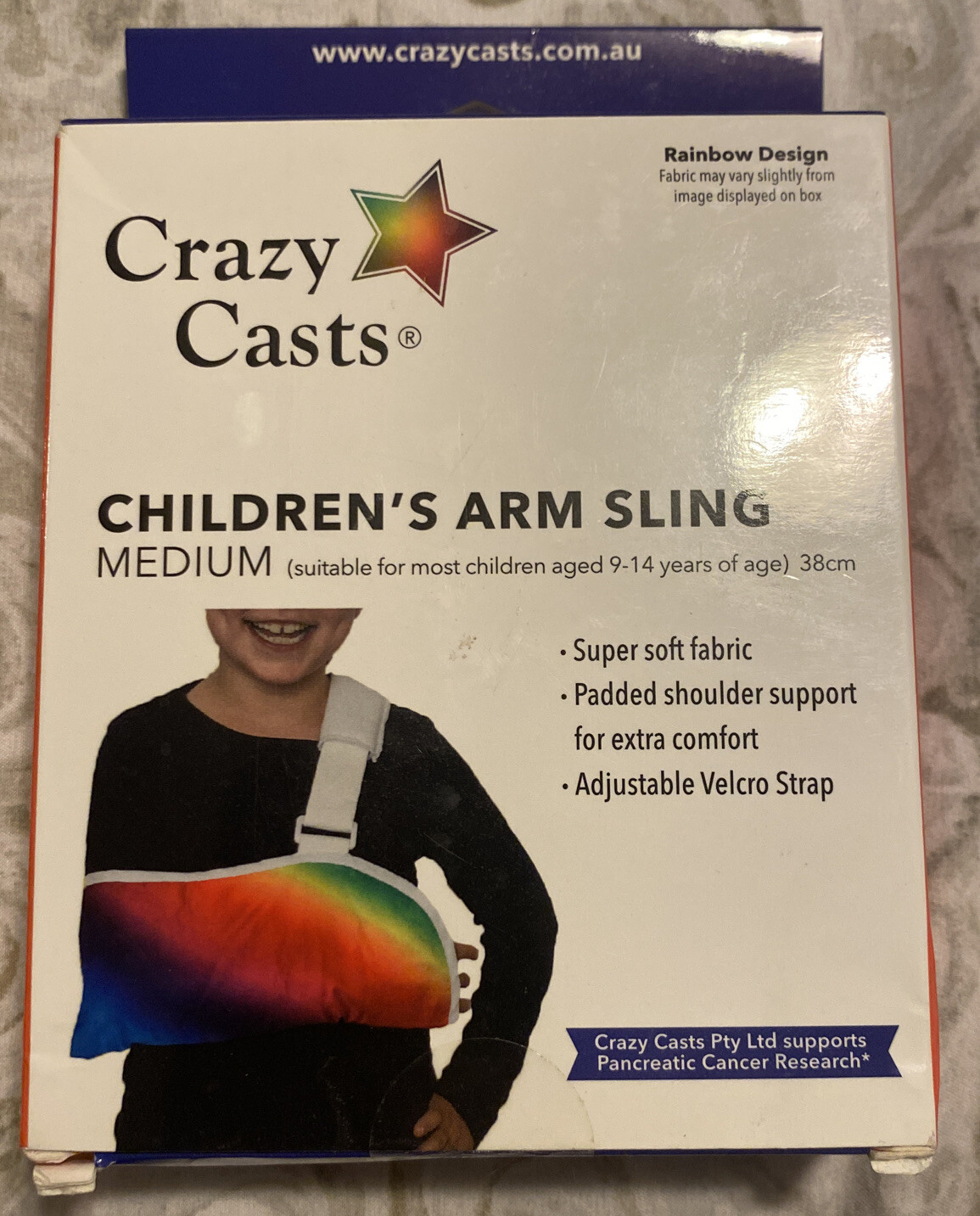 Crazy Casts Medium Rainbow Design Children’s Arm Sling