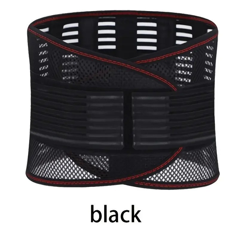 NEW Adjustable Lower Back Brace Lumbar Support Waist Belt Men Women Pain Relief