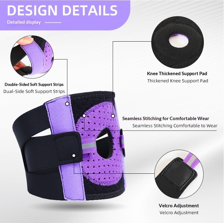 Bilateral Spring Joint Stabilizing Sports Knee Brace