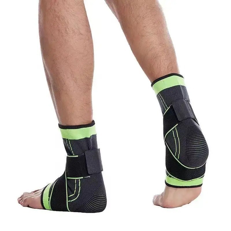 Adjustable Ankle Support Compression Ankle Brace Protector for Running Soccer Ba