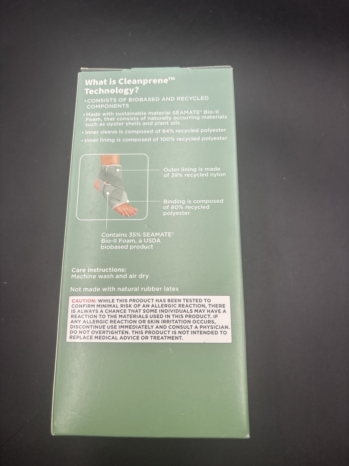 Walgreens Ankle Brace With Cleanprene Technology Great Sensitive Skin One Size