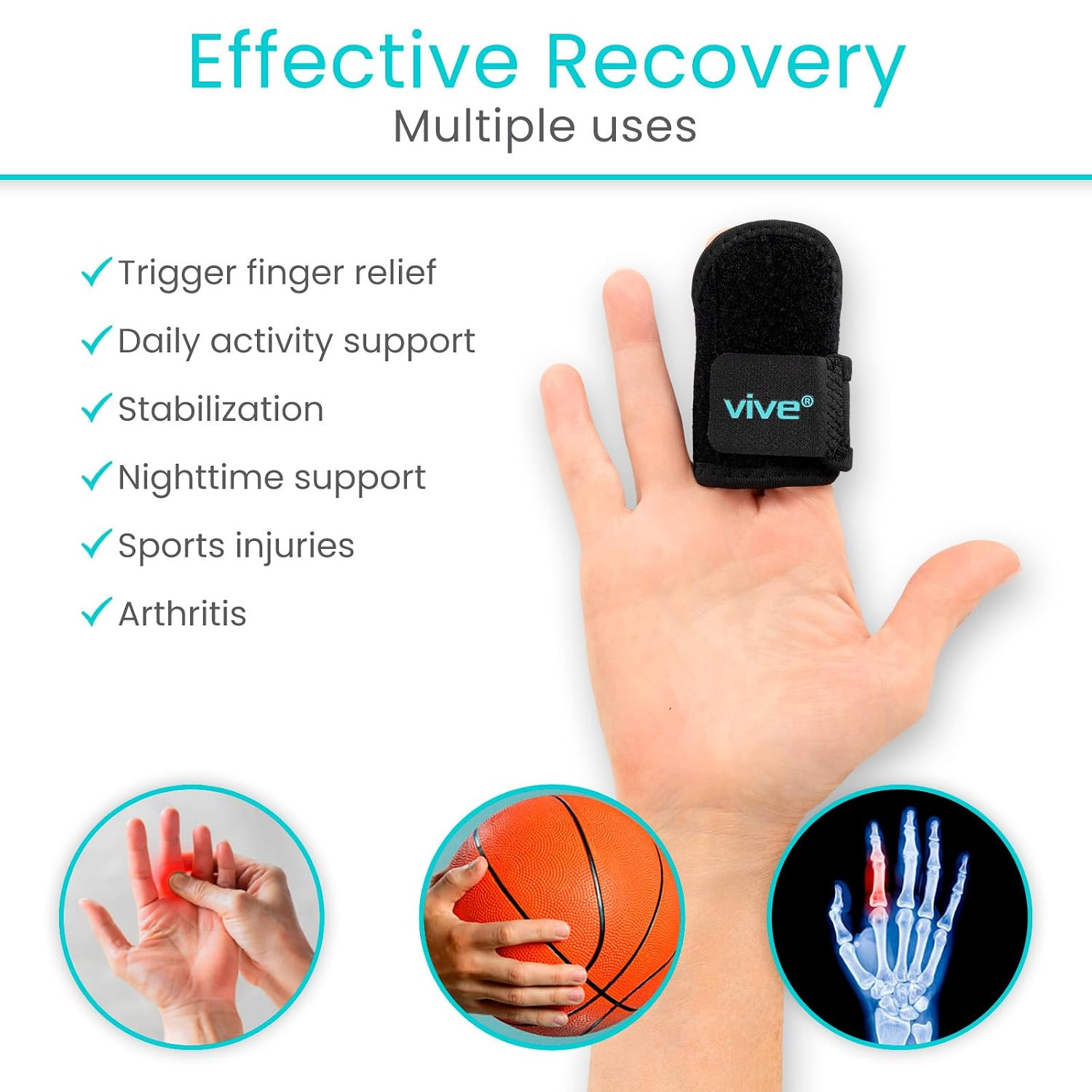 2 Finger Splint (2 PCS) – Buddy Tape Trigger Finger Alternative Brace | For B…