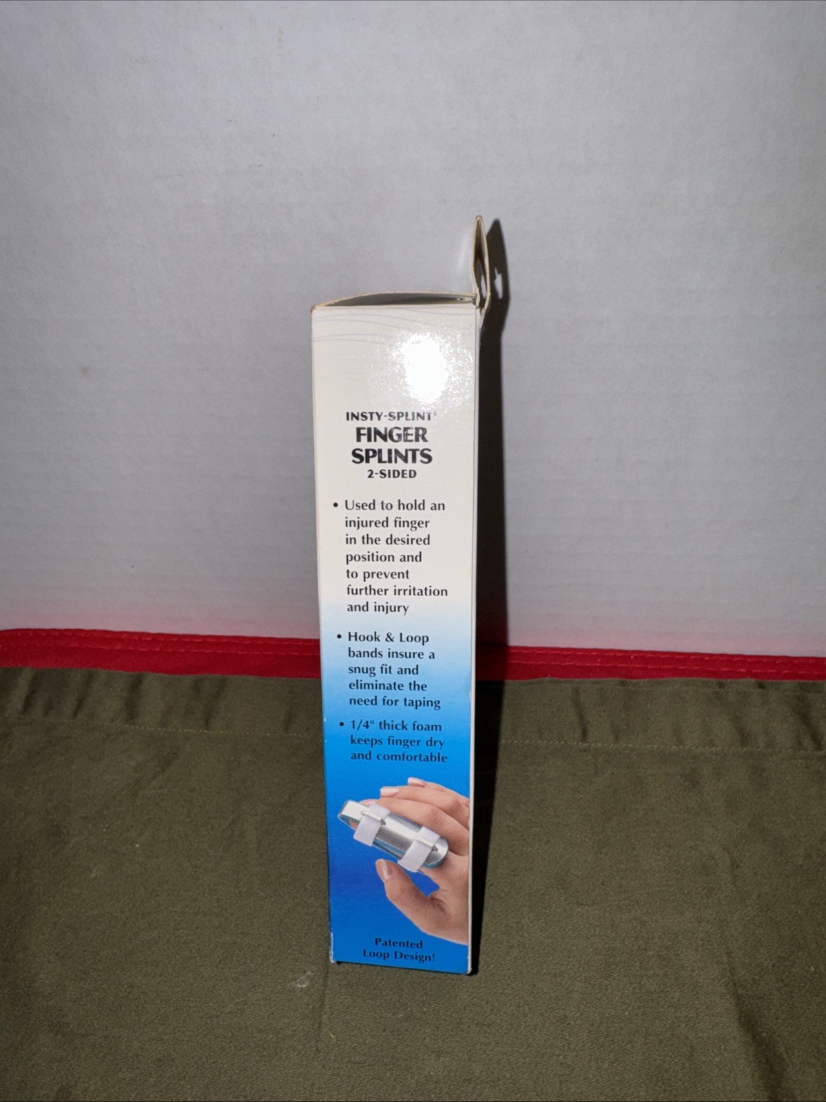 Insty Splints Finger Splint 2-Sided Medium Large First Aid Support NEW