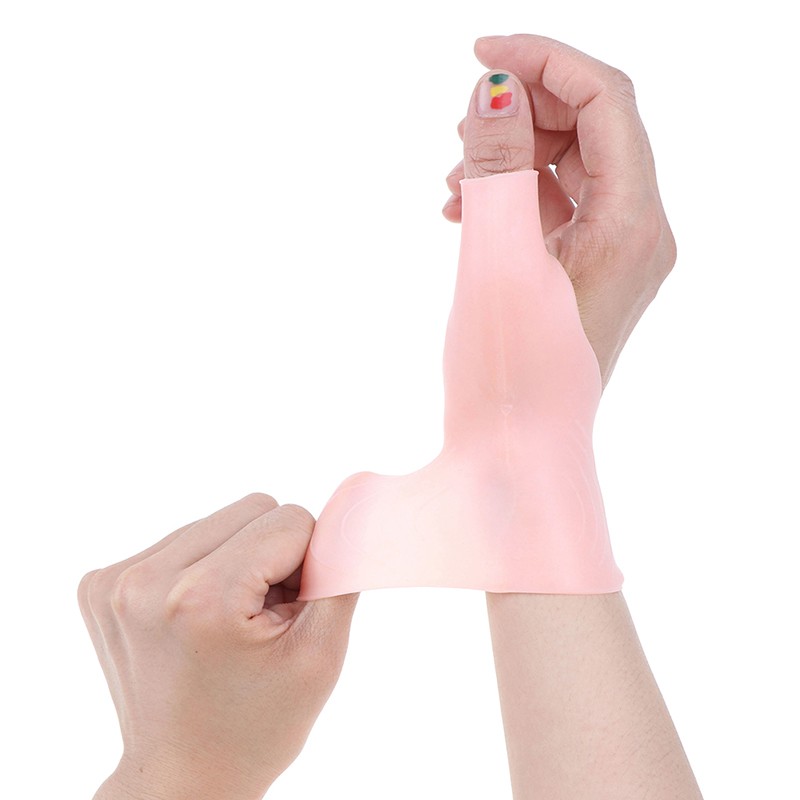 2PCS/1Pair Silicone Gel Wrist Thumb Support Gloves Arthritis Pressure Corre Jf