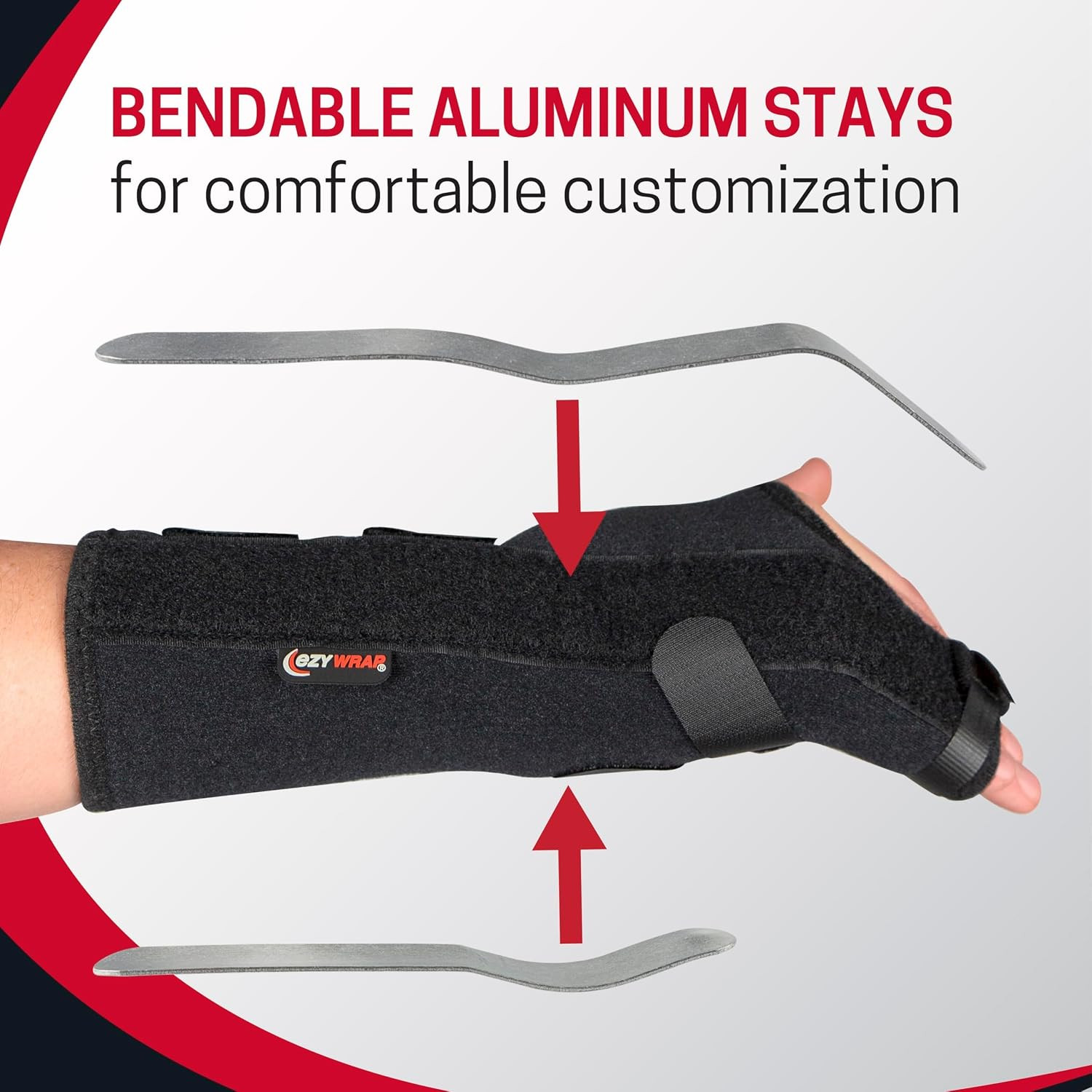 Boxer Fracture Splint Hand Brace with Finger Support – Wrist Brace Left Hand wit