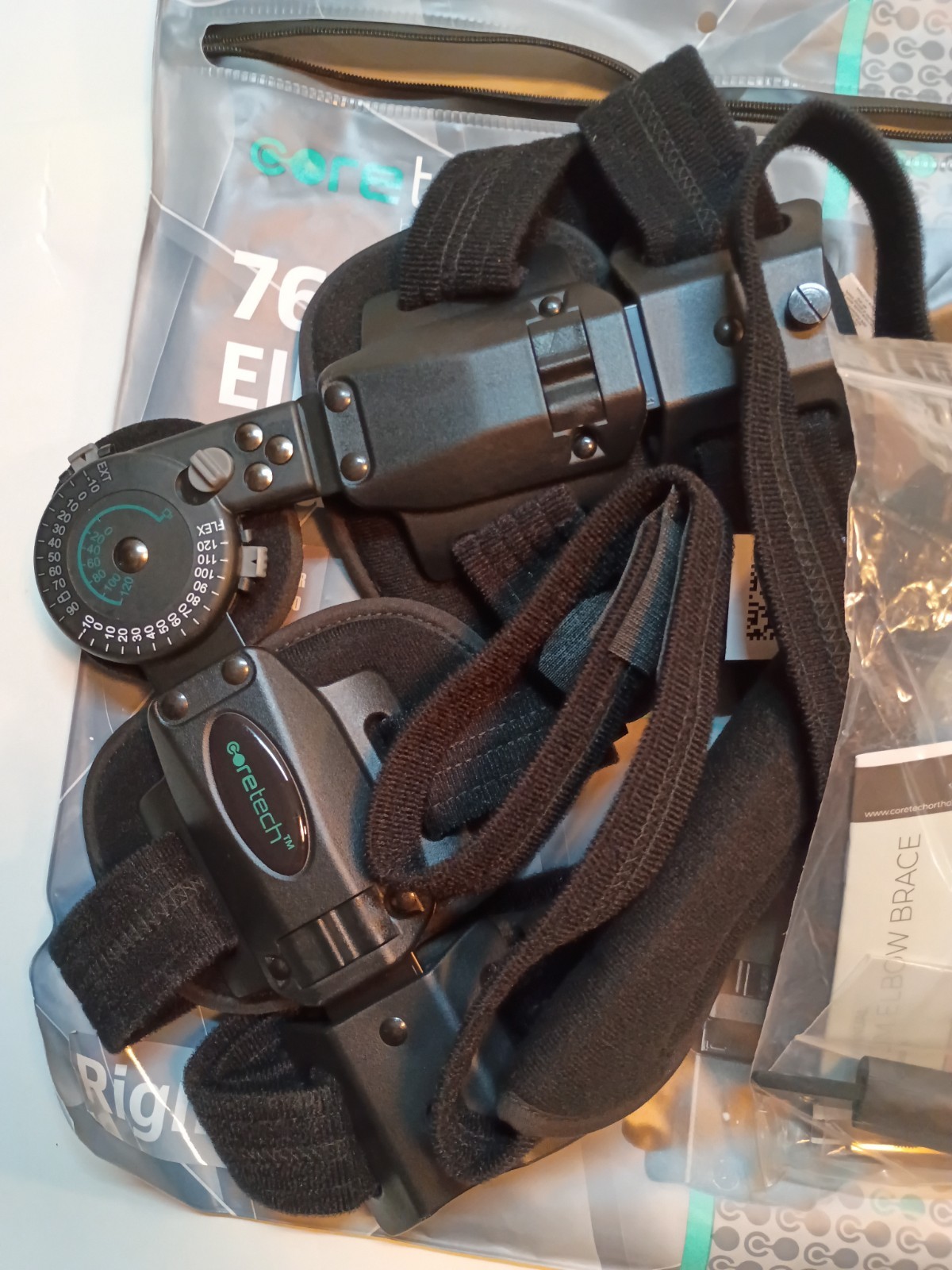 Coretech Vive 760 ROM Elbow Brace RIGHT Adjustable Hinged L3760 NEW