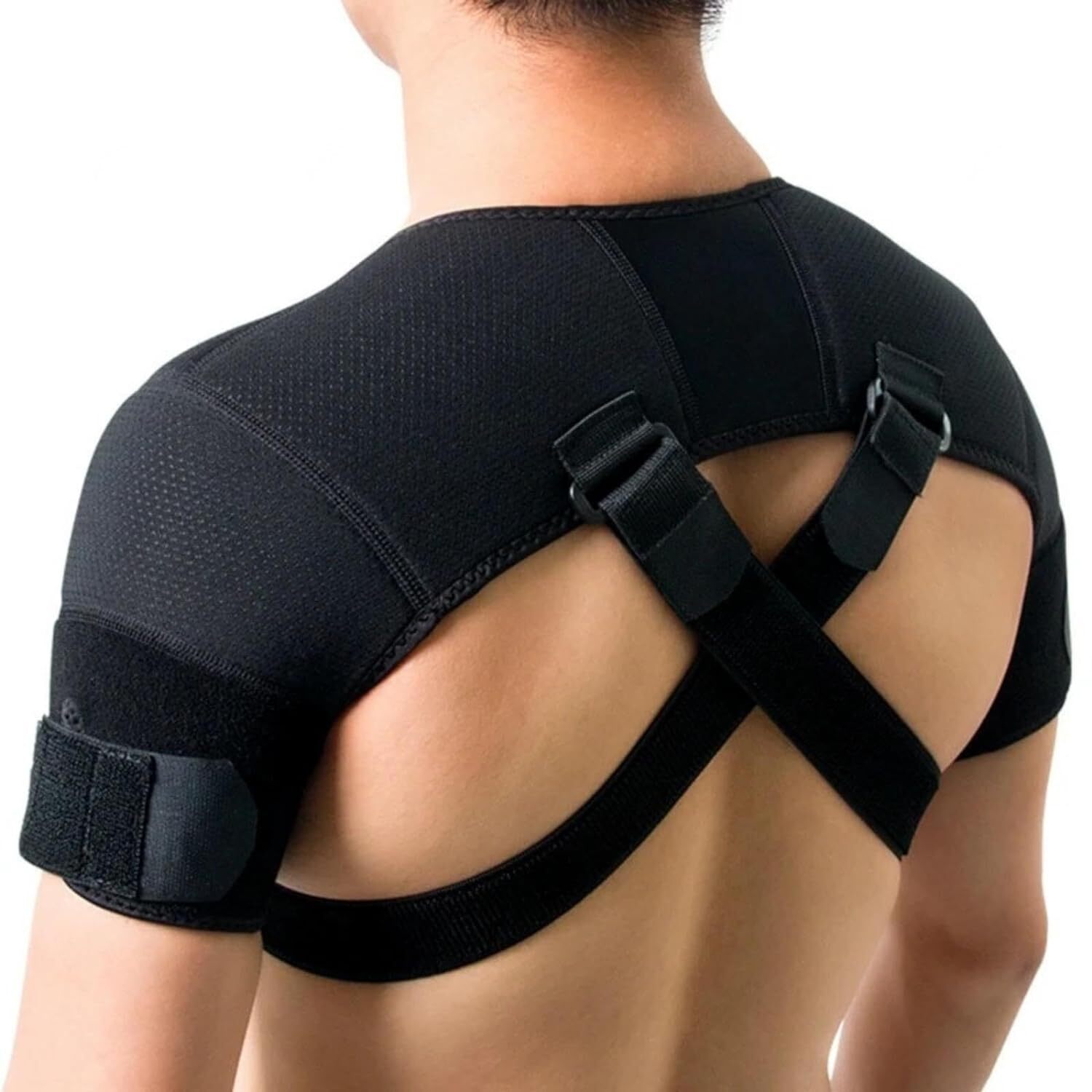 Shoulder Brace Support Compression Sleeve Torn Rotator Cuff Relief Joint AC Pain