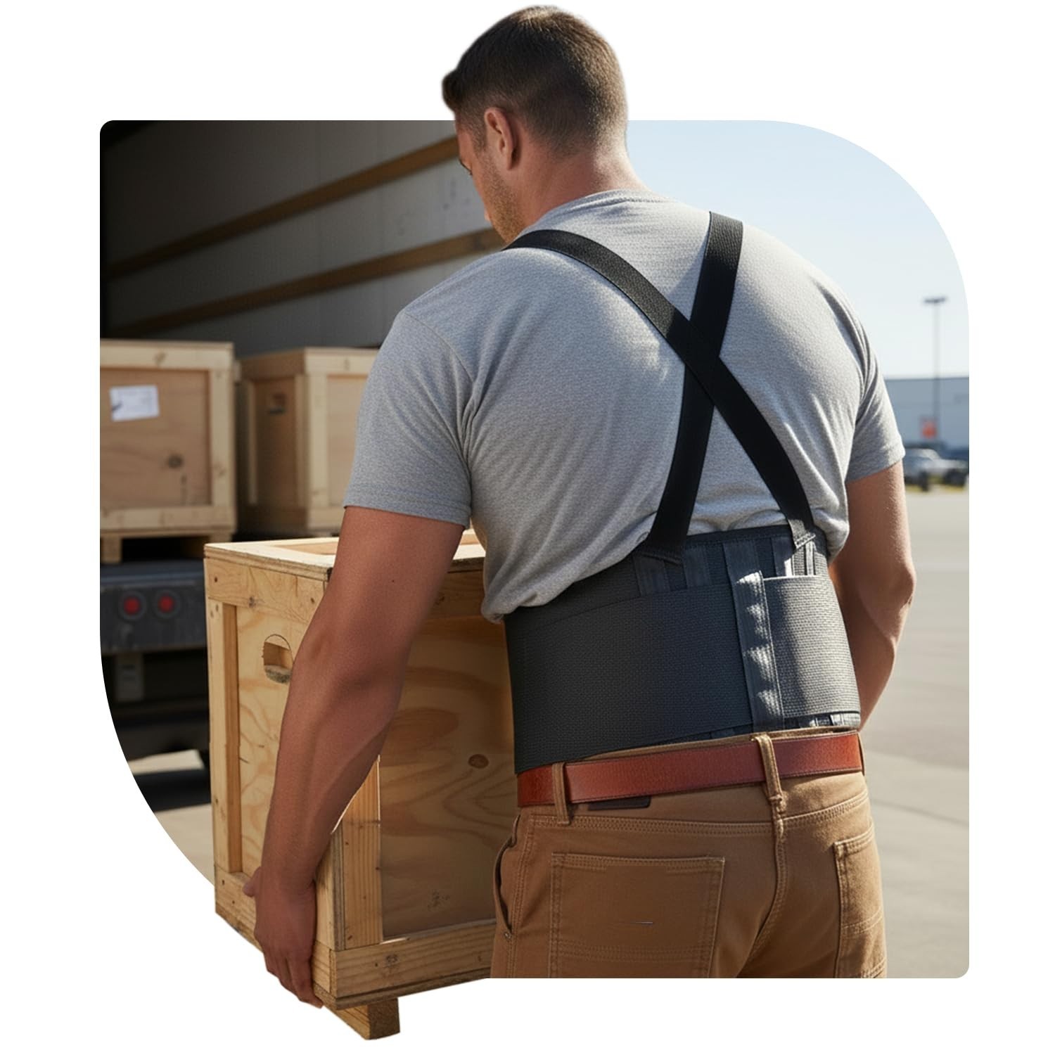 Ultra-Support Work Back Brace for Men and Women [Upgrade Superior Lumbar supp…