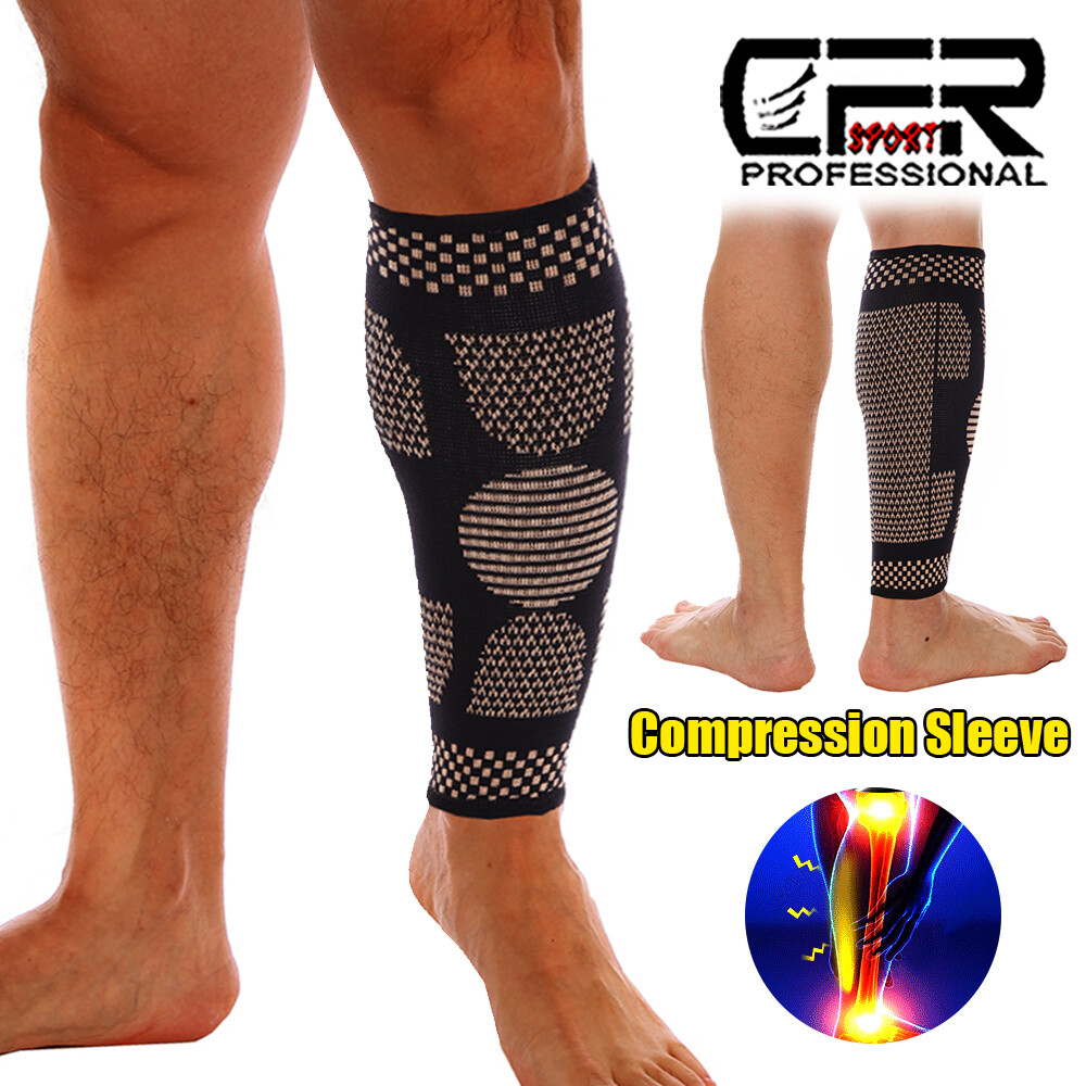 Soccer Shin Splint Guard Calf Compression Sleeve Leg Support Football Men Women