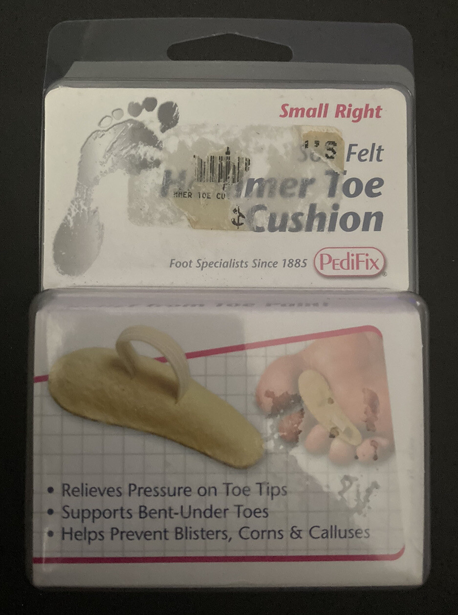 PEDIFIX Hammer Toe Cushion Crest Support Soft Felt Claw Mallet Toe Pain P54 -1-