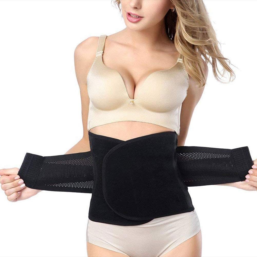 GOEGE Postpartum Belly band 2X Large: 46″Length*9″Width, Black