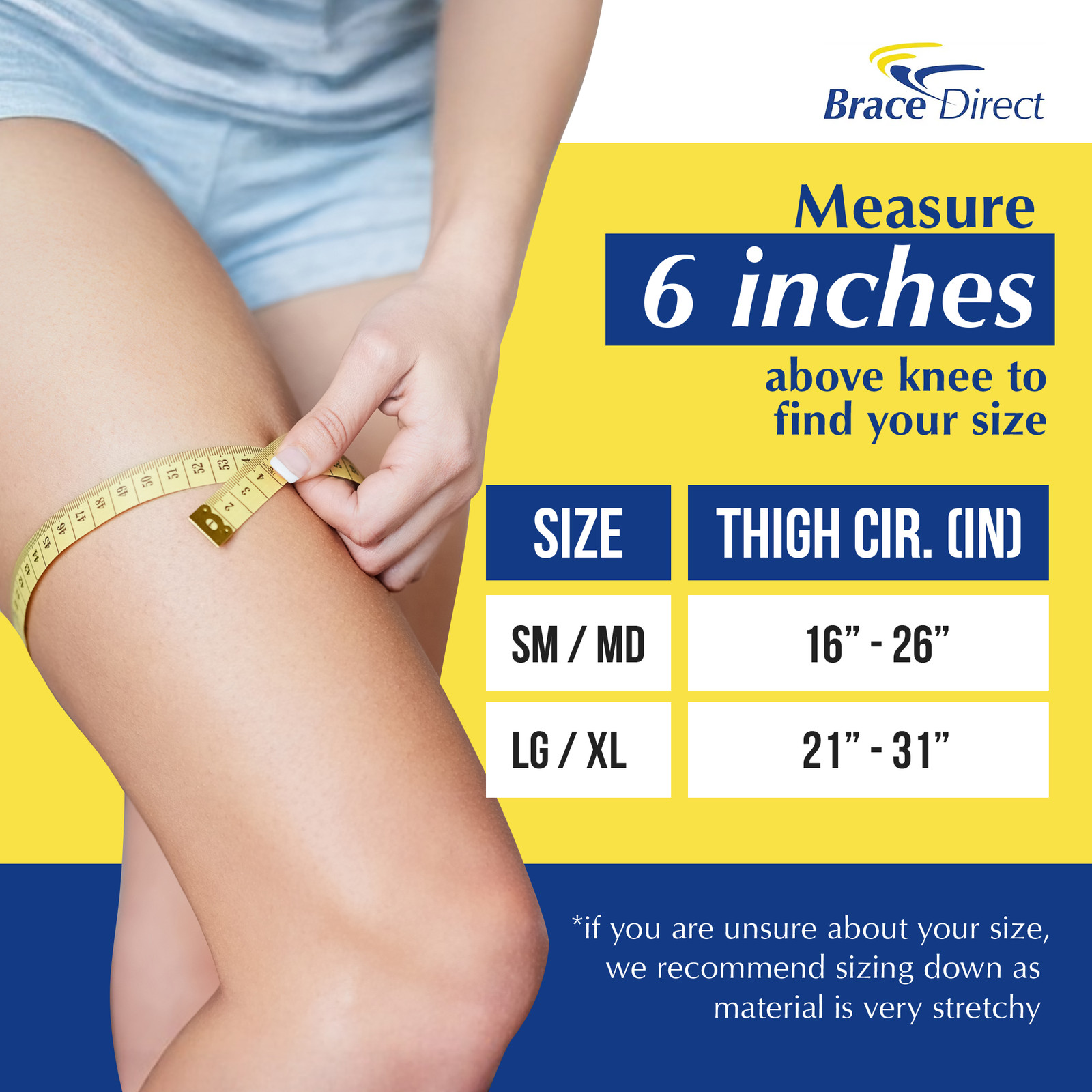 Lightweight Knee Brace Undersleeve with Closed Patella by Brace Direct