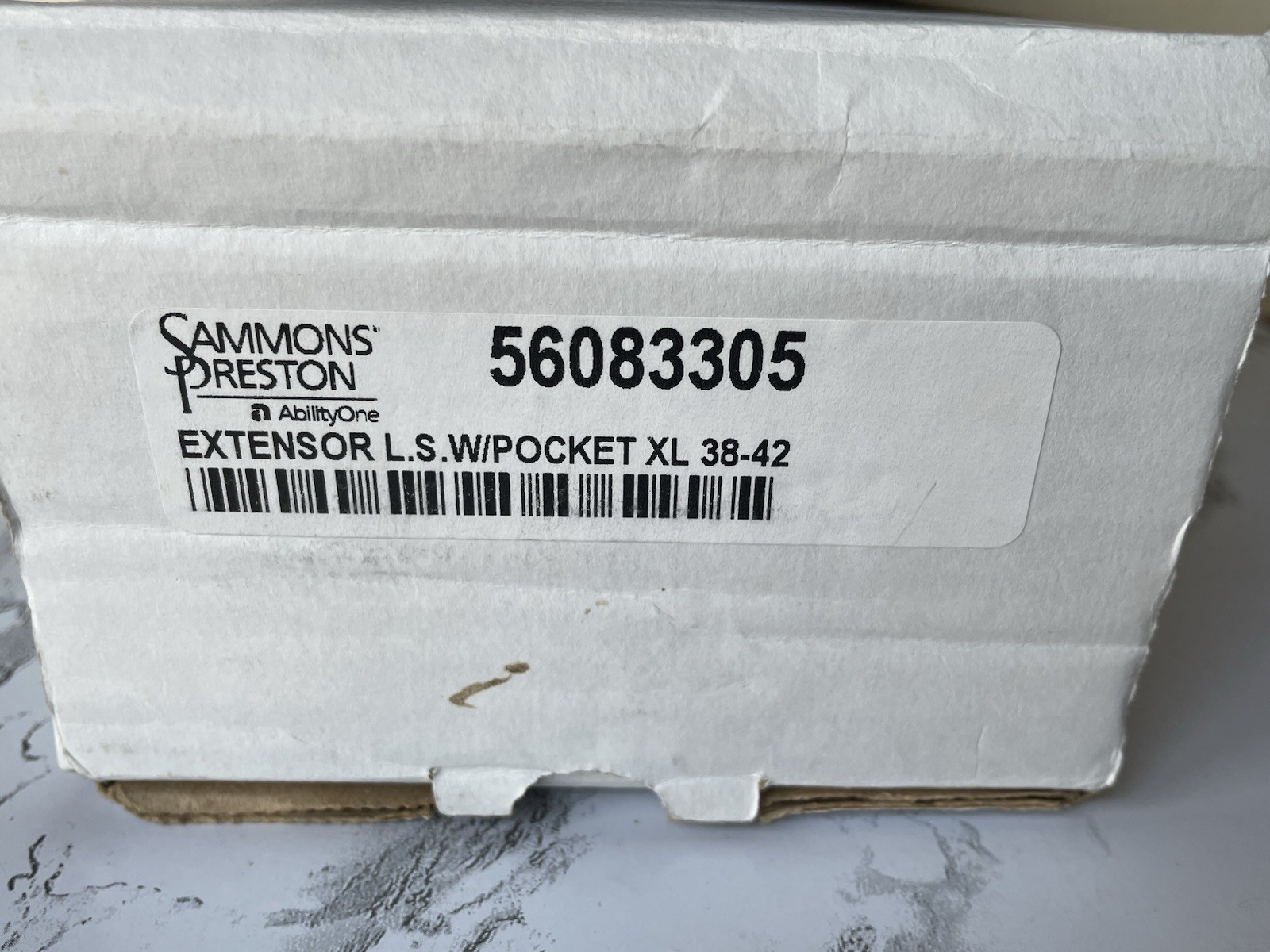 Sammons Preston Extensor Lumbosacral Support w Insert Pocket XL 38-42 New NIB