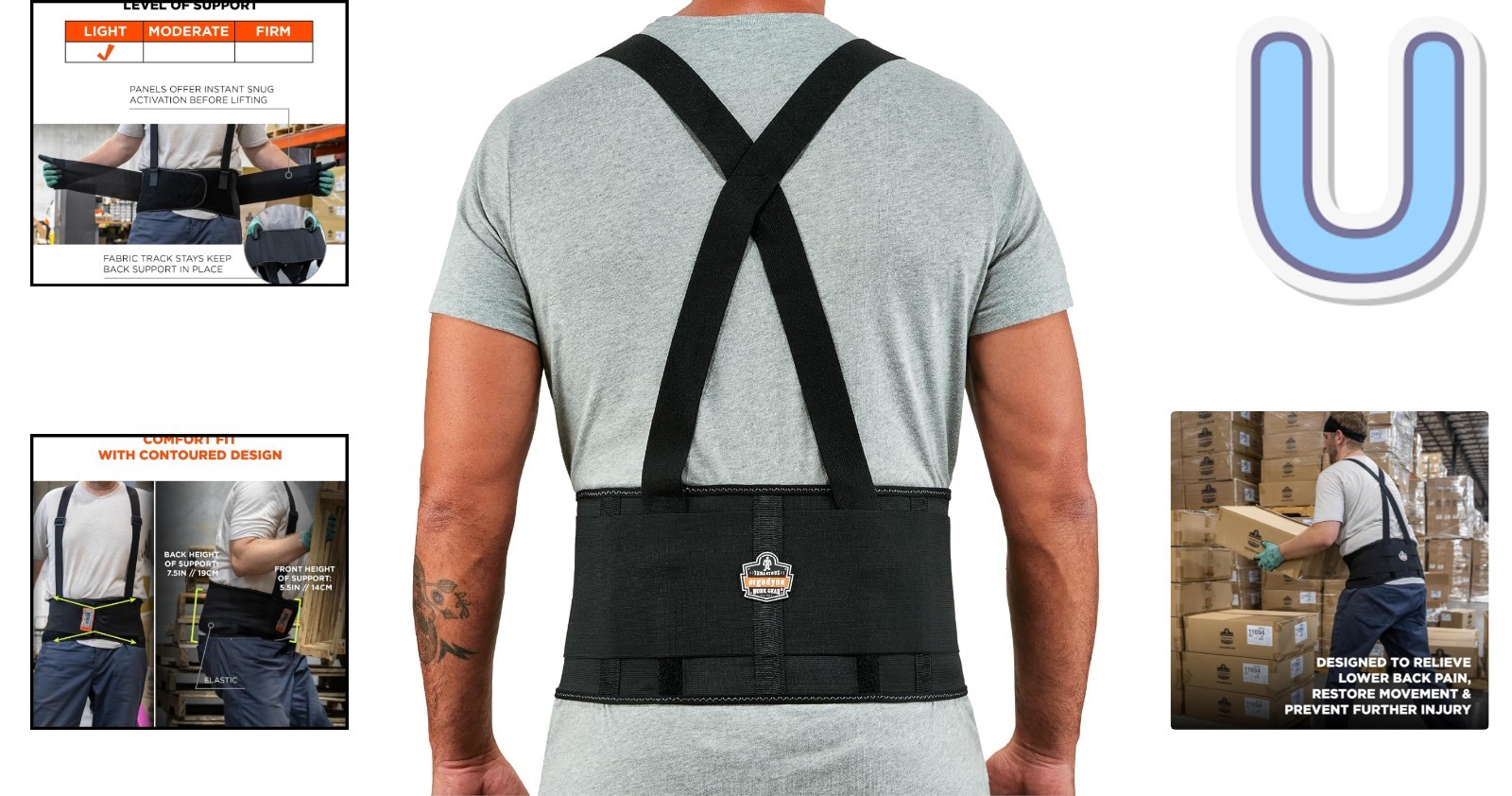 ProFlex XL Back Support Belt – Elastic, Washable & Perfect for Daily Lifting