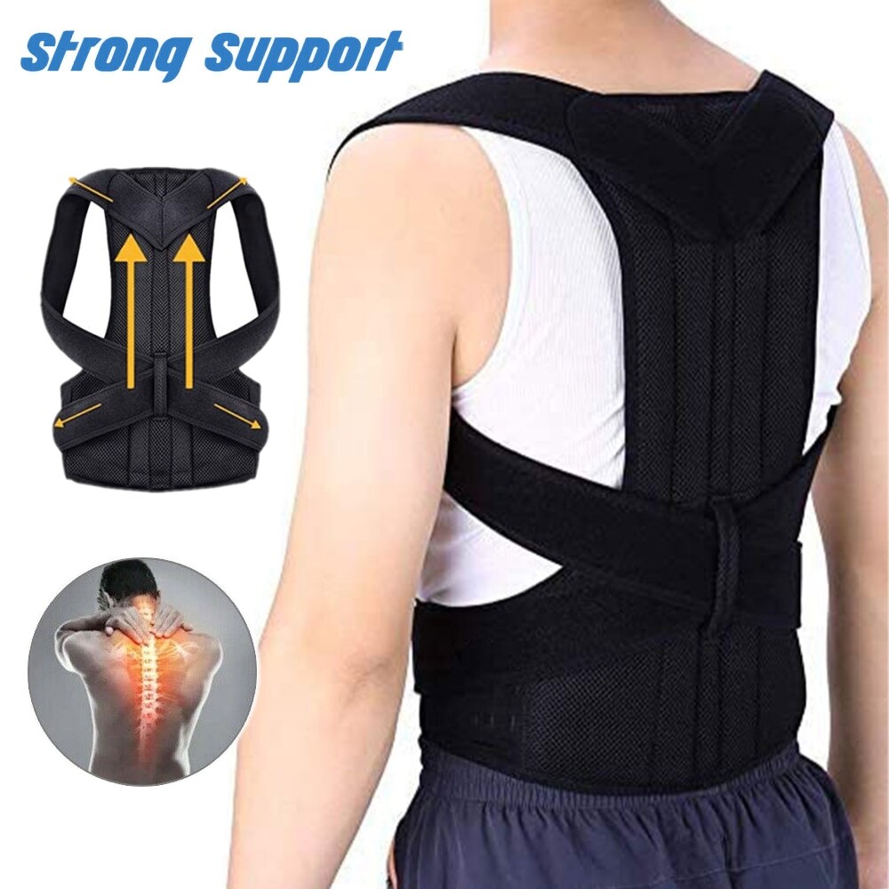Hunchback Kyphosis Posture Back Brace Corrector Round Shoulder Orthopedic Belt