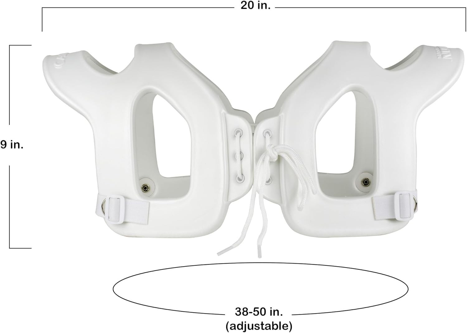 High-Density Foam Shoulder Injury Pad for Football, Hockey & Lacrosse – Unisex
