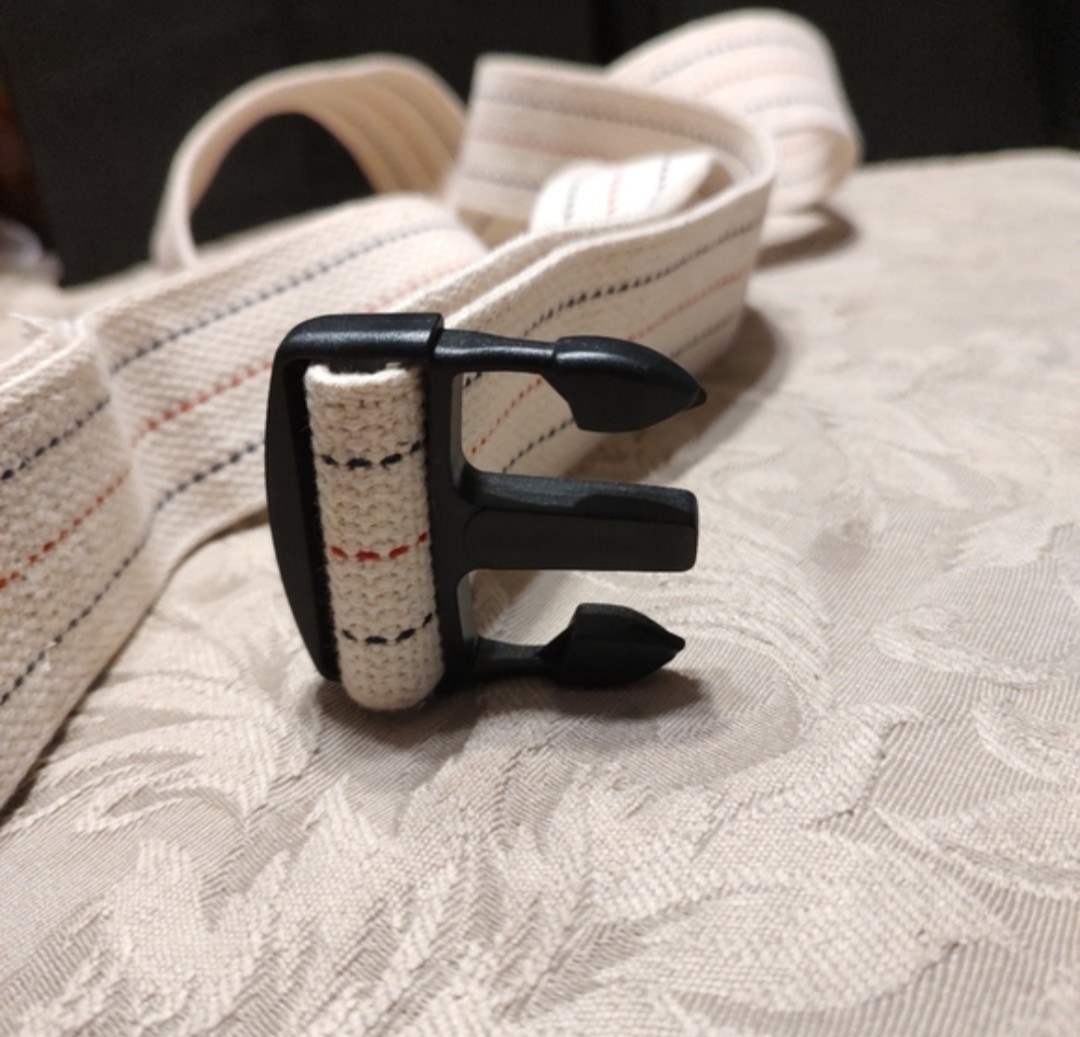 ⚕️🫂⚕️ NWOT Medical Gait Patient Transfer Belt Pinstripe with Plastic Buckle