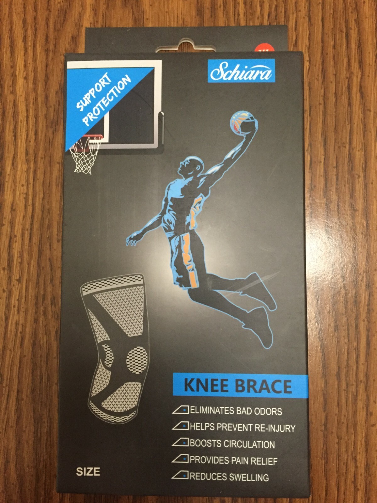 New Schiara Unisex Size XL Knee Brace Provides Support and Protection
