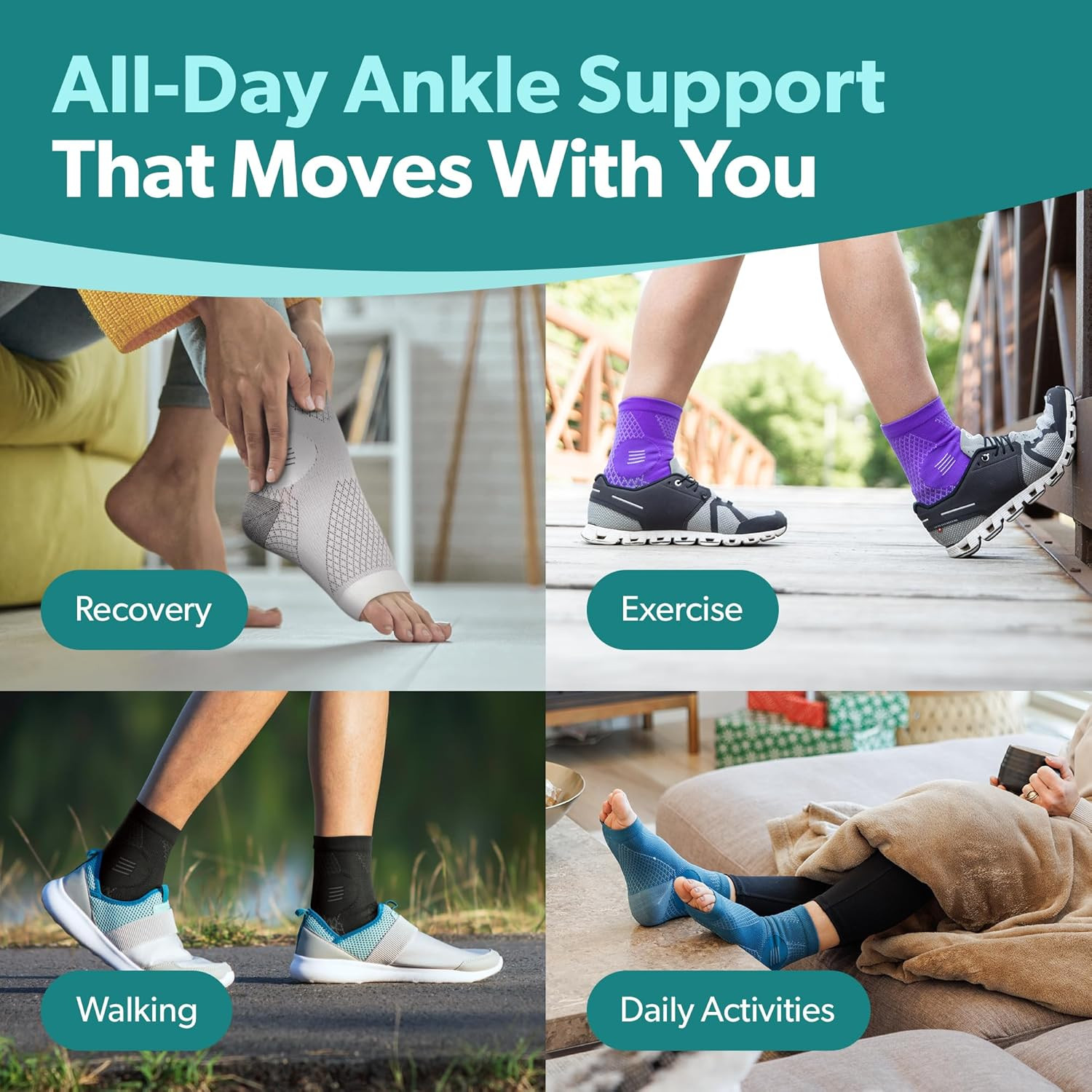Braceability Neuropathy Socks (Pair) – Peripheral Neuritis Compression Diabetic