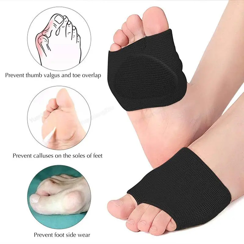 Silicone Shoe Pads Forefoot Cushion Orthopedic Insoles Men Women Thick Comfortab