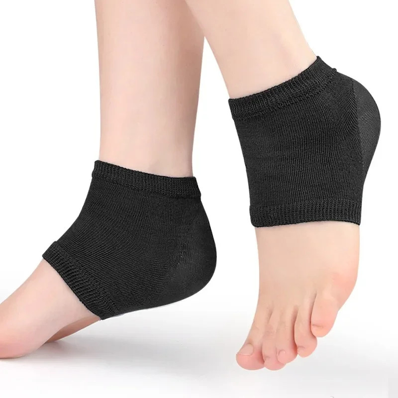 1 Pair Gel Heel Cover Protectors Heel Pads Heel Cups Cushion Foot Care Repair Sk