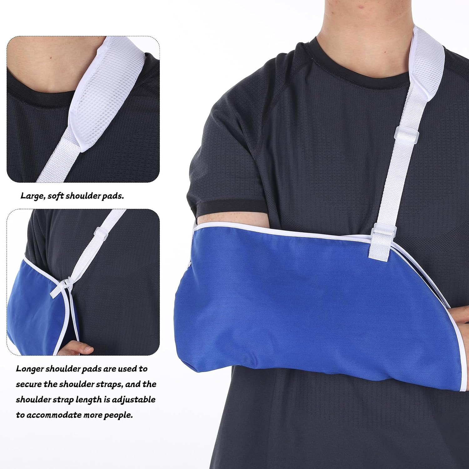 Arm Sling Shoulder Immobilizer for Women and Men, Adjustable Shoulders Sling …