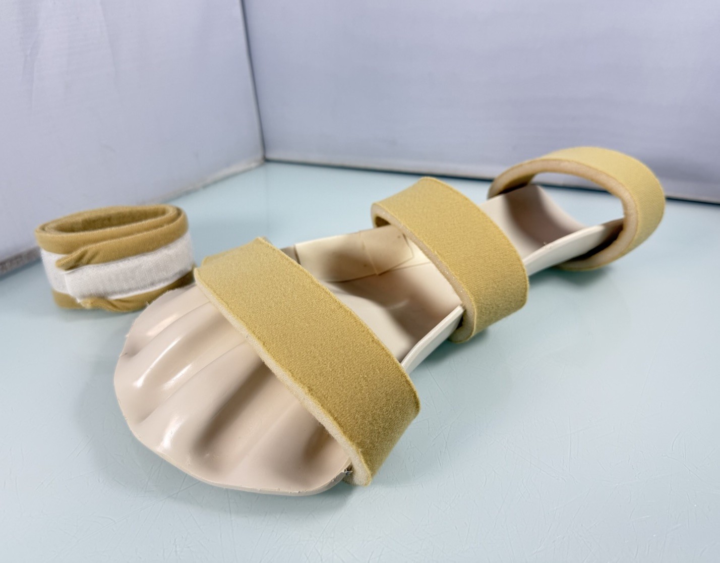 Hard ABS Custom Thermoplastic LEFT Hand Wrist Joint Fingers Immobilization Brace